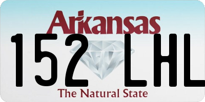 AR license plate 152LHL