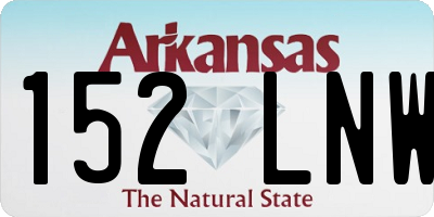 AR license plate 152LNW