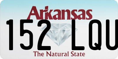 AR license plate 152LQU