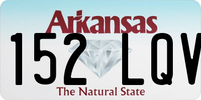 AR license plate 152LQV