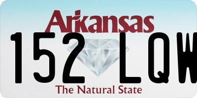 AR license plate 152LQW