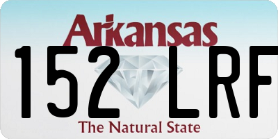AR license plate 152LRF