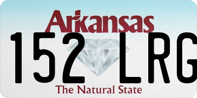 AR license plate 152LRG