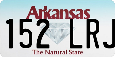 AR license plate 152LRJ
