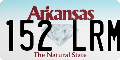 AR license plate 152LRM
