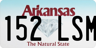 AR license plate 152LSM