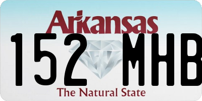 AR license plate 152MHB
