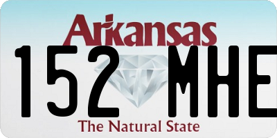 AR license plate 152MHE