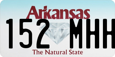 AR license plate 152MHH