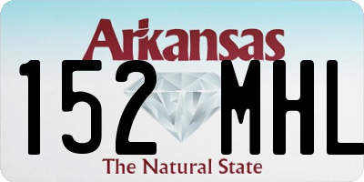 AR license plate 152MHL