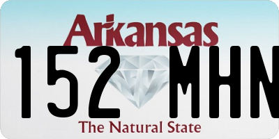 AR license plate 152MHN