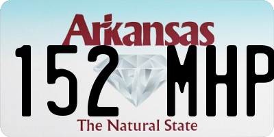 AR license plate 152MHP