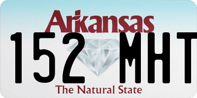 AR license plate 152MHT