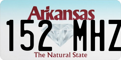 AR license plate 152MHZ
