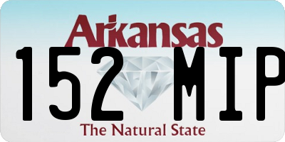AR license plate 152MIP