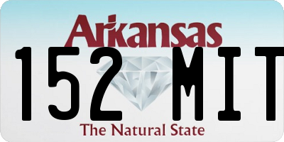 AR license plate 152MIT