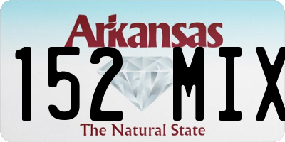 AR license plate 152MIX