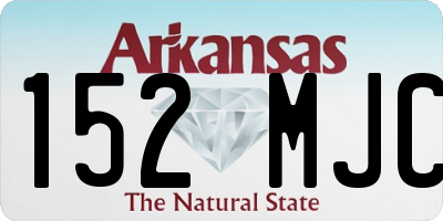AR license plate 152MJC