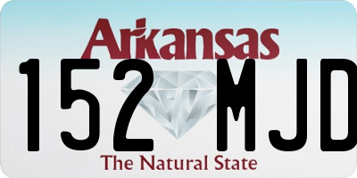 AR license plate 152MJD