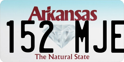 AR license plate 152MJE