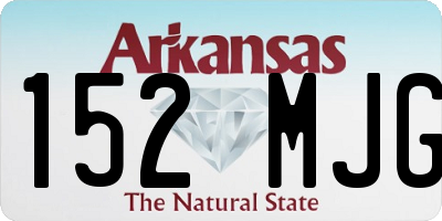 AR license plate 152MJG