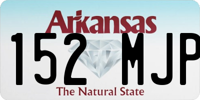 AR license plate 152MJP