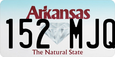 AR license plate 152MJQ
