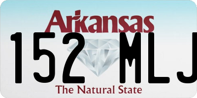AR license plate 152MLJ
