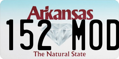 AR license plate 152MOD