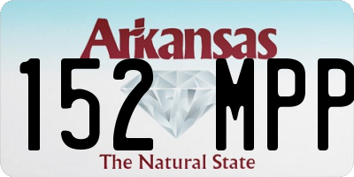 AR license plate 152MPP