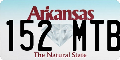AR license plate 152MTB