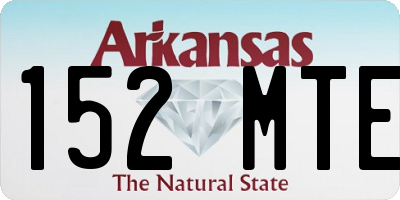 AR license plate 152MTE