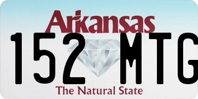 AR license plate 152MTG