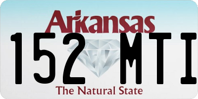 AR license plate 152MTI