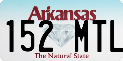 AR license plate 152MTL