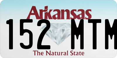 AR license plate 152MTM