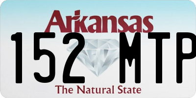 AR license plate 152MTP