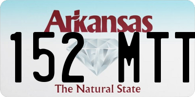 AR license plate 152MTT