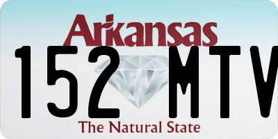 AR license plate 152MTV