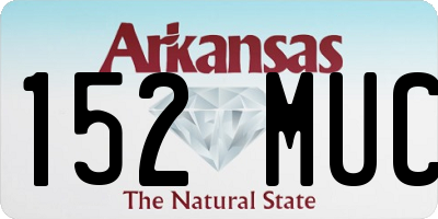 AR license plate 152MUC