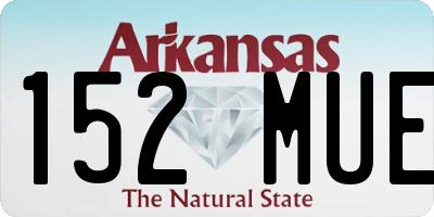 AR license plate 152MUE