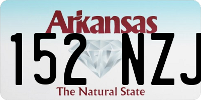 AR license plate 152NZJ