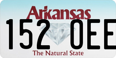 AR license plate 152OEE