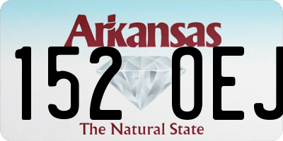 AR license plate 152OEJ