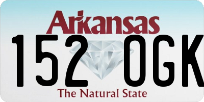 AR license plate 152OGK