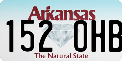 AR license plate 152OHB