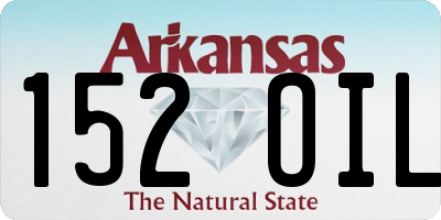 AR license plate 152OIL