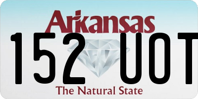 AR license plate 152UOT
