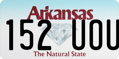 AR license plate 152UOU