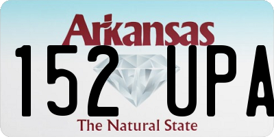 AR license plate 152UPA